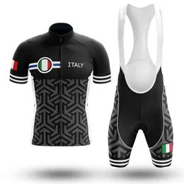 2022 Italia Pro Bicycle Team Maglia a maniche corte Ciclismo Maglia da ciclismo da uomo Estate traspirante Set di abbigliamento da ciclismo279N