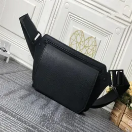 Gürteltasche schwarz Aerogram Slingbag Designer New Grained Calfskin Genuine Leather Sling Bag Wallet M59625 M57081 Mens Message W282C