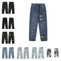 Jeans, lila Jeans, Designer-Jeans für Herren, Damen, Hose, CH-Jeans, Herren, Baggy-Denim, europäische Jeans, Chheart, Herrenhose, Biker-Stickerei, Kreuz für Trend