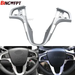 Car Accessories Steering Wheel Button Frame Audio Volume Music Control For Hyundai VERNA SOLARIS Bluetooth 2010-2015