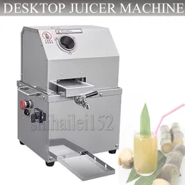 Sockerrör Press Sockercane Juicer Commercial Electric Electric Automatisk rostfritt stål Sockerrör Squeezer Machine