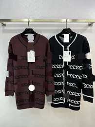 1203 L 2023 Runway Autumn Brand SAme Style Sweater Long Sleeve V Neck Black Womens Clothes High Quality Womens weilanR550