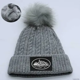 Berretti Cortieze Cortezs Beanie Designer Y2k Cappelli Corteizd Autunno Inverno Grande gomitolo di lana addensato Crtz Cappello di lana a doppio strato Outdoor caldo lavorato a maglia I9qc