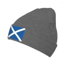 Berets Bandeira da Inglaterra Chapéu de malha Gorro de malha Gorros unissex Hipster