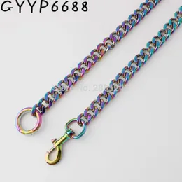 Väskdelar Tillbehör 13mm Rainbow Chain Bags Purses Strap Accessory Factory Handväska axelpåsar Rems Buckla Pläteringsbur Passiste Högkvalitativ 231204