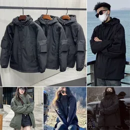 Designer män kvinnor puffer jacka vinter sport vindbrytare casual blixtlås rockar ytterkläder streetwear stenar öar 857k#