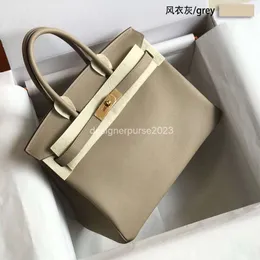 Top Tote Thread Calf 2023 Кожаная леди настоящая классическая сумка Togo подлинный дизайнер Lychee Bags High Layer End Caffice Lock Lock Женский JKP5