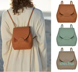 Mulheres de couro genuíno numero mini mochila bolsa bolsa ginásio Luxurys tote bolsa de volta saco de escola zaino palma ângulo cross body bookbag mens bags