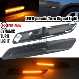 2pc Dynamic Amber 12V LED Side Marker Lights Turn Signal Lamp For BMW 1 3 5 Series F30 E90 E91 E92 E93 E46 E60 E61 BMW F10 Style