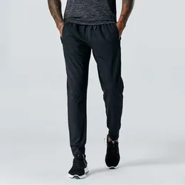 Lu Lu L Jogger Long Pants Sport Yoga Outfit 야외 시티 스웨트 요고 체육관 포켓 LL 스웨트 팬츠 바지 남성 캐주얼 탄성 허리 피트니스 패션 트렌드 의류