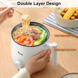 1pc, Rice Cooker Hot Pot,Noodles Pot,Multifunctional Electric Cooker For Pasta, Shabu-Shabu, Oatmeal, Soup, And Egg WithOver-Heating Protection, Boil Dry Protection