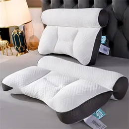 Kudde Super Ergonomic 4060cm Memory Cotton Orthopedic Slow Rebound Sleeping Pillows Relax Cervikal för vuxen 231205
