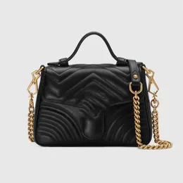 2021 Bolsas de designer feminino bolsas de ombro de couro real de alta qualidade moda marmont saco de backpurses backpack genuíno tot321o