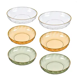 Storage Bottles Dried Fruit Plate Serving Dish Round Tray Bread Plates For Home KTV Countertops Jewelry Makeup Table Centerpiece