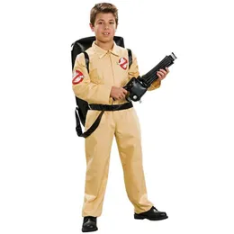 Tema del film Ghostbuster cosplay costume di halloween per bambini adatto 3-9 anni panni per tute per bambini G0925312O