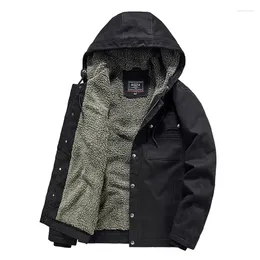 Vestes pour hommes Veste de moto Plus Taille Parkas Vêtements pour hommes en vêtements d'extérieur Vêtements tactiques Garçon Manteaux masculins Manteau d'hiver