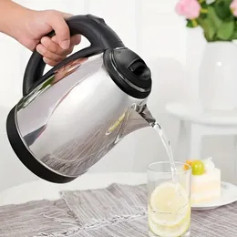 1pc Electric Kettle 2L Large Capacity Automatic Power Outage Anti-scalding Curling Boiling Kettle Household Stainless Steel Electric,Kitchen Appliances