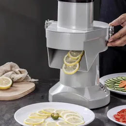 Gıda İşleyicileri Çok Fonksiyonlu Sebze Kesici Dilimleyici Ticari Kişme Makinesi Küçük Elektrikli Parçalı