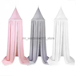 CRIB Netting Mylb Cotton Baby Canopy Mosquito Net Anti Mosquito Princess Bed Canopy Girls Room Decoration Bed Canopy Pest Control Reject Net Q231205