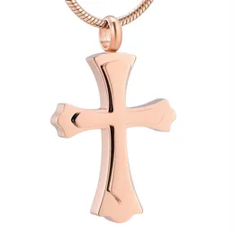 IJD12236 Collana di cremazione croce impermeabile di alta qualità per uomo Donna Regalo Memoriale Urna Medaglione Cremazione in acciaio inossidabile Gioielli2234