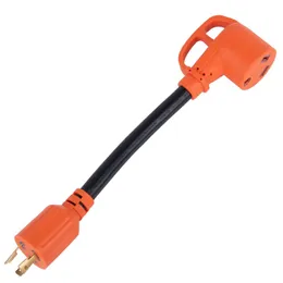 L5-20P twisted lock male plug to TT-30R female strap grip, American standard plug elbow 8-shaped tail plug power wire
