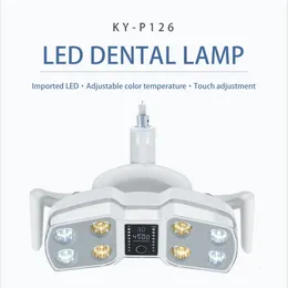 Lupen Dental Equiment Lampe Für Implantat Stuhl LED Licht Schattenlos Mit Induktion Klinik Zahnaufhellung 231204