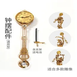 Wall Clocks Floor Clock Pendulum Accessories European Style Living Room Table Movement Vertical Quartz Parts2110