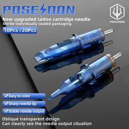 إبر الوشم Poseidon RS RL RM M1 حبر حبر الإبرة مع سلامة الأفلام المستخدمة كأفراد للفنانين 231205