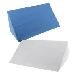 Triangular Wedge Cushion Back Support Stomach Acid Reflux Sleep Sideway Foam Bed Mat Body Pain Lumbar Pillow Pad 220217265C