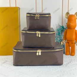 M43690 M43688 M43689 PACKING CUBE PM MM GM Men Travel bag Monogams Damier pattern storage suitcase jewelry box297m