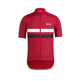 Rapha Team Men's Cycling korta ärmar Jersey Road Racing Clothing Summer Bicycle Tops andningsbara sporttröjor Ciclismo Mail211a