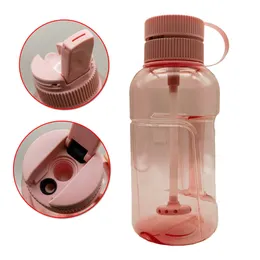 9inch Hookah Portable Water Pipe Bottle 1000ML Plastic Smoking Pipe Outdoor Bong Bubbler