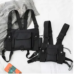 Functional Tactical Chest Bag For Men Women Fashion Bullet Hip Hop Vest Streetwear Bag Waist Pack Airsoft CS Chest Rig Bag Gear T2333f