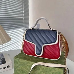 Klassiker kedja handväska kvinnor topp hanterar tygväska crossbody handväska axelväskor klaff handväska designer quiltade väska modebrev broderad hårdvara lyxväska