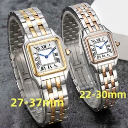 Zegarek zegarków designerskich eleganckie i modne zegarki męskie i damskie Pasek ze stali nierdzewnej importowany kwarcowy ruch wodoodporny męski zegarek męski