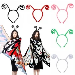 Halloween Ant Tentacle Headbands Funny Antenna Headband Butterfly Headband Adult Kids Party Costume Hair Accessories AB7392162