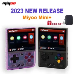 Portable Game Players MIYOO MINI Plus Portable Retro Game Console 3.5 OCA IPS HD Screen WIFI Handheld Game Console Open Source Linux System OnionOS 231204