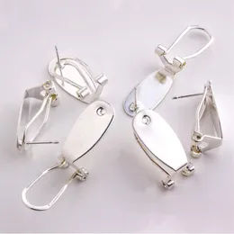 Taidian silver nagel örhänge för infödda kvinnor beadswork örhänge smycken hitta att göra 50 stycken lot3014