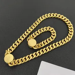 Conjuntos de joyería de boda Treny chapado en oro conjunto de cobre collar pulsera para mujer moda accesorios de fiesta de cumpleaños regalo 231205