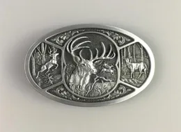 Vintage Western Deer Hunting Belt Buckle Also Stock In US Gurtelschnalle Boucle De Ceinture BUCKLEWT151AS Belts9630224