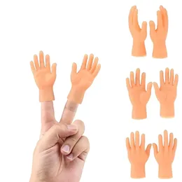 플러시 인형 만화 재미있는 손가락 손 세트 작은 손 모델 할로윈 장난감 손가락 인형 231206 주위에 장난감의 창의적인 손가락 장난감
