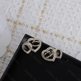 Luxo Diamantes Coração Stud Designer Jóias Para Mulheres Senhoras Brinco Festa Aniversário Casamento Hoop Brincos Ruby Studs 925 Prata Presentes de Natal -3