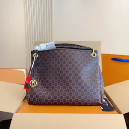Luis Vuittons väskor väskesdesigner Classic Tote Women axelväskor Luxurys handväska vintage axelväska Tote Artsybags Shoppingväskor Klassiska kors kroppsväskor 231215