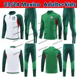 23 24 Maglia da allenamento per abbigliamento sportivo Mexican Club USA 2023 2024 CIOVANY G Dos Santos R SAMBUEZA P AGUILAR Calcio Uomo Bambini Felpa Set _Tuta