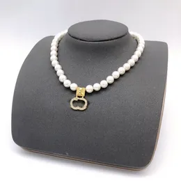 2023 Designer 18K vergoldete C-Buchstaben-Anhänger-Halsketten Kette Crysatal Strass-Halsband Marke Halsketten Kanal Frauen Hochzeit Schmuck Paar Geschenke SX3