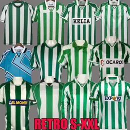 soccer Jerseys Retro REAL 76 77 88 89 94 95 96 97 98 02 03 04 classic vintage long sleeve football shirts ALFONSO BETIS JOAQUIN DENILSON 1994 1995 1996 1997 1998 2002 2003