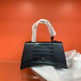 2022 Топ Роскошная дизайнерская сумка в виде песочных часов, женские сумки на ремне с крокодиловым узором, кожаная женская сумка, кошелек для пресбиопии,messenge285W