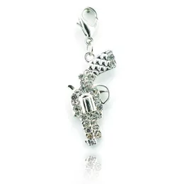 New Arrival Fashion Exquisite Alloy Rhinestone Min Gun DIY Style Charms Pendant Jewelry Accessories299w