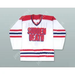 Custom JEAN-CLAUDE VAN DAMME 1 SUDDEN DEATH HOCKEY JERSEY NEW Top Stitched S-M-L-XL-XXL-3XL-4XL-5XL-6XL