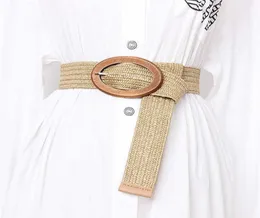 Nuovo designer Buona Cintura in tessuto elastico della fibbia in legno per signori Sebri Seconia Belta elastica etnica elastica bohémien G102623019017